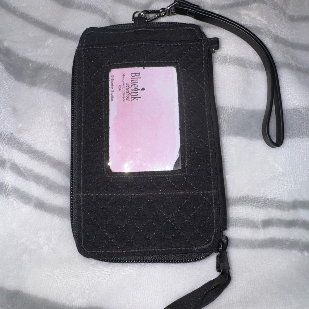 Vera Bradley Black Quilted Clutch - Picture 2 of 3